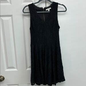 Elegant Black Lace Dress